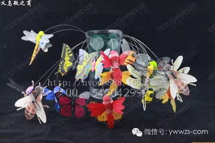 太阳能蝴蝶 2017年火爆庭院装饰新宠，揭秘义乌小商品展销会上的新奇特精品